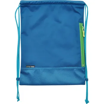 Školní sáček tyrkysový softshellový pytlík