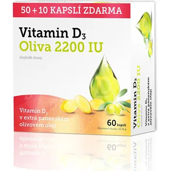 Glenmark Vitamin D3 Oliva 2200 IU 60 cps. Glenmark Vitamin D3 Oliva 2200 IU 60 cps.