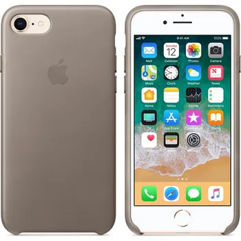 Pouzdro na mobilní telefon Apple iPhone 8/7 Leather Case kouřový