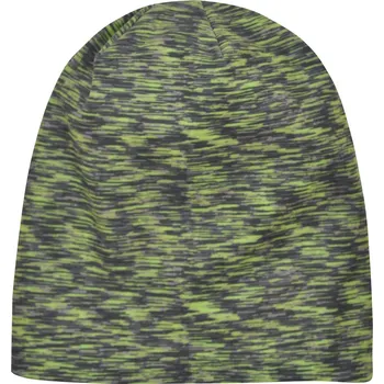 Kojenecká čepice šedo-zelená dvojitá čepička