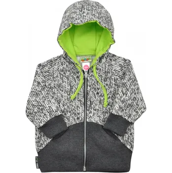 Kojenecká bunda bavlněná bundička s kapucí