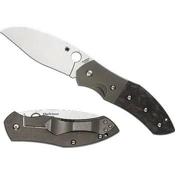 Spyderco Myrtle™ Carbon / Titanium, zavírací nůž s klipem C194CFTIP