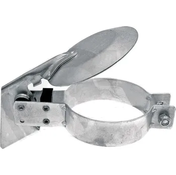 Klapka na komín výfuku traktoru rozsah upínání 64-67 mm chromovaná nárazný systém