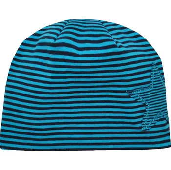 Čepice tyrkysová pruhovaná čepice
