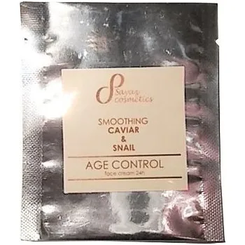 Pleťový krém Sayaz Cosmetics Přírodní omlazovací a zjemňující krém kaviár & hlemýžď 24h 5 ml