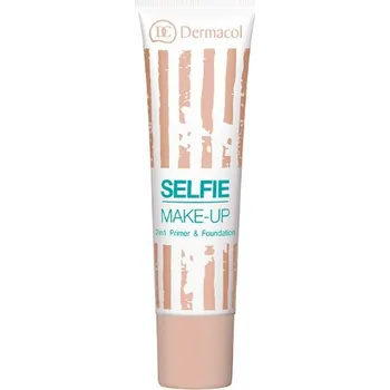 Dermacol Selfie Primer & Foundation Dvoufázový make-up 25 ml Make-up Dermacol Selfie Primer & Foundation Dvoufázový make-up 25 ml