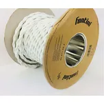 FONTINI by Font Barcelona Splétaný kabel PVC 750V s ohnivzdornou izolací - bílý Provedení:: 2x1,5 mm, Balení: návin 50 m 30 971 05