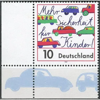 Poštovní známka (1997) MiNr. 1954 ** - Německo - Více bezpečí pro děti na cestách!