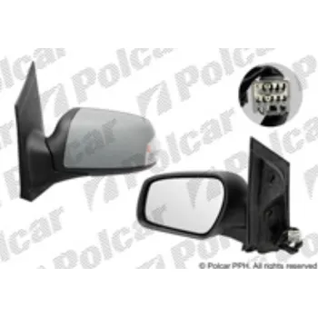 Auto zrcátko Zpětné zrcátko FORD FOCUS II 04-08 elektrické s blinkrem