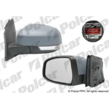 Auto zrcátko Zpětné zrcátko FORD FOCUS III 11-14 elektrické s blinkrem