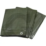 Zakrývací nepromokavá plachta s oky PE 4 x 5 m na seno, slámu, dřevo 110 g/m2