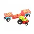 Vláček a vláčkodráha Bigjigs Toys Vagon s traktorem 