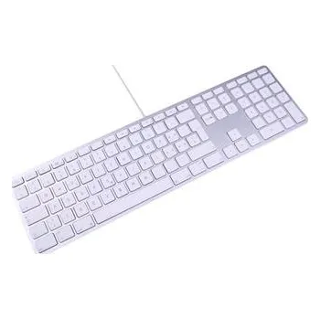 Klávesnice LMP USB Keyboard s numerickou klávesnicí pro Apple , drátová klávesnice - anglická UK layout