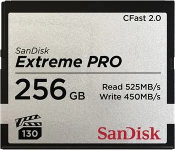 Paměťová karta SanDisk Extreme Pro CFast 2.0 256 GB VPG130
