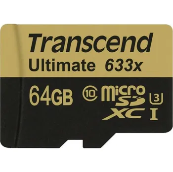 Paměťová karta Recenze Transcend Ultimate microSDXC 64 GB Class 10 UHS-I U3 + SD adaptér (TS64GUSDU3)