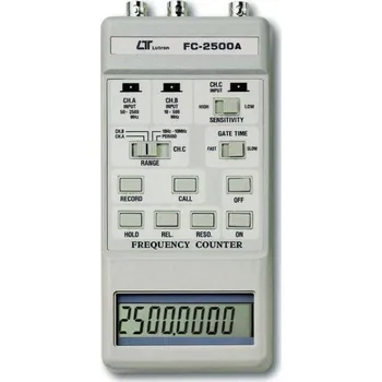 Revizní přístroj LUTRON FC 2500A - digitální čítač frekvence