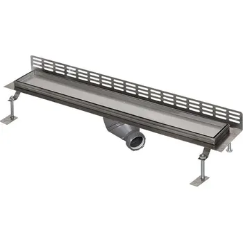 sprchový žlab SLKN 15 - Nerezový koupelnový žlábek pro dlažbu ke stěně, délka 95 cm 69150