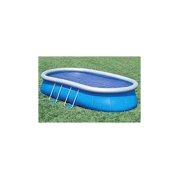 bazénová plachta Solární plachta ovál 5,25 x 3,30m - fólie 180 mic modrá