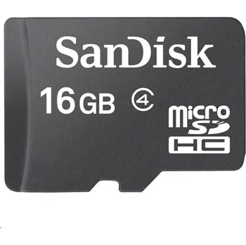 Paměťová karta SanDisk microSDHC 16 GB Class 4 (SDSDQM-016G-B35)