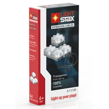 Light Stax Expansion Cables Set Transparent ostatní stavebnice Light Stax Expansion Cables Set Transparent