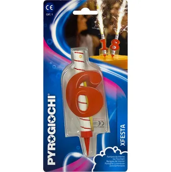 Dortová svíčka Dortová fontána č. 6