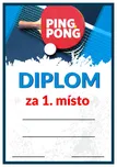 Poháry.com Diplom stolní tenis D63