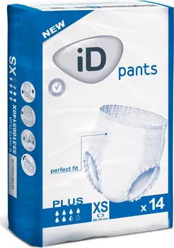 Inkontinenční kalhotky Ontex iD Pants Plus 553106514 XS 14 ks