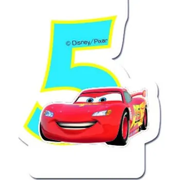 Dortová svíčka CARS narozeninová svíčka č. 5