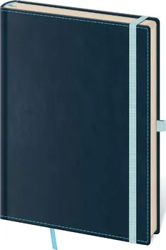 Zápisník Helma 365 Double Blue S linkovaný