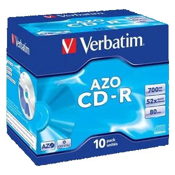 VERBATIM CD-R 80 52x CRYST. box 10pck