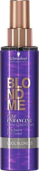 Schwarzkopf Professional Blondme Tone Enhancing Spray Conditioner Cool Blondes 150 ml