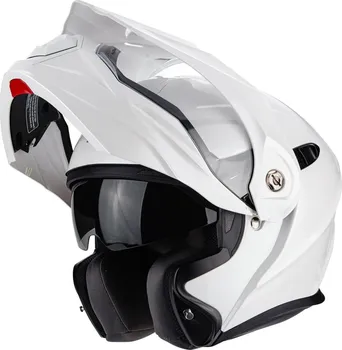 Helma na motorku Scorpion ADX-1 pearl bílá
