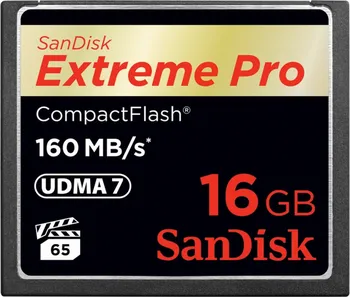 Paměťová karta SanDisk Extreme Pro CompactFlash 16 GB (SDCFXPS-016G-X46)
