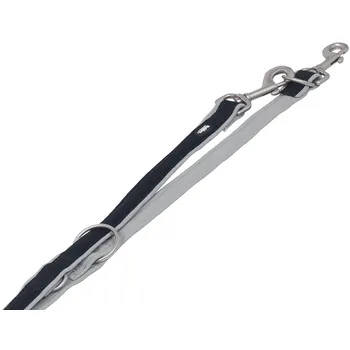 Vodítko pro psa Nobby Mesh Preno přepínací šedé