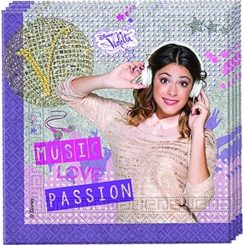 Papírový ubrousek VIOLETTA ubrousky 20 ks, 33 cm x 33 cm