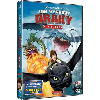 Seriál DVD Jak vycvičit draky 1. a 2. série (2012) 4 disky