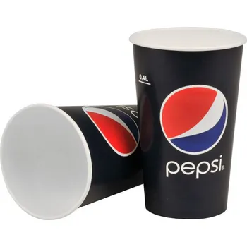 Jednorázové nádobí Papírový kelímek PEPSI 400/480 ml (pr. 90 mm) (50 ks)