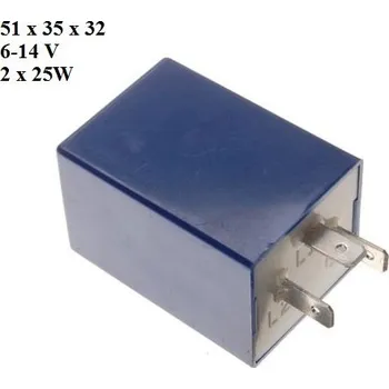 Elektroinstalace pro motocykl přerušovač - relé blikačů 6- 14V 2 X 25W 3 piny - DUCATI