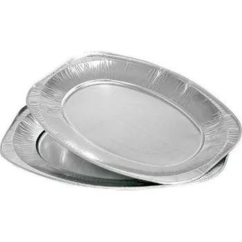 Jednorázové nádobí Servírovací podnos / tác oválný ALU 33,3 x 23,3 cm (2 ks)