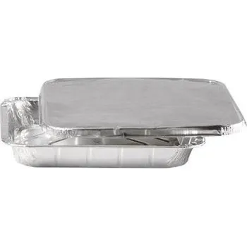 Jednorázové nádobí Mísa GASTRO ALU GN 1/2 hranatá 32,2 x 26,2 x 3,8 cm (10 ks)