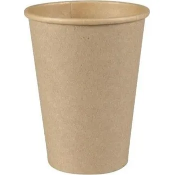 Jednorázové nádobí Papírový kelímek 280 ml COFFEE TO GO - Kraft (pr. 80 mm) (50 ks)