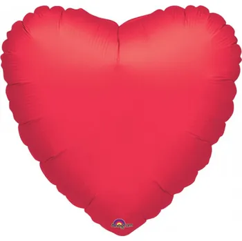 Jumbo červené srdce 81 cm Balónek Jumbo červené srdce 81 cm