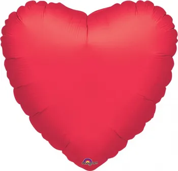 Balónek Jumbo červené srdce 81 cm