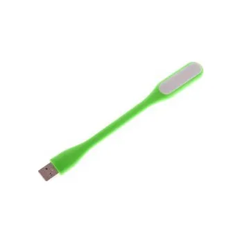 Lampička Aligator USB LED lampička ohebná zelená USBLEDGN
