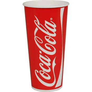 Jednorázové nádobí Papírový kelímek COCA-COLA 750/1000 ml (pr. 105 mm) (50 ks)