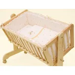 SCARLETT souprava 6dílná do kolébky Méďa béžová 76 x 75 cm