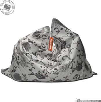 Sedací pytel SM-Kospol s.r.o. Sedací vak hnědý květovaný 130x170 cm