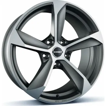 Alu kolo Borbet S mattgraphit poliert 9x20 5x112 ET30