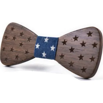 Motýlek Dřevěný motýlek Miranda Star