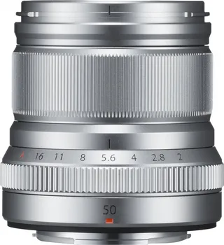 Objektiv Fujifilm 50 mm f/2 XF R WR stříbrný